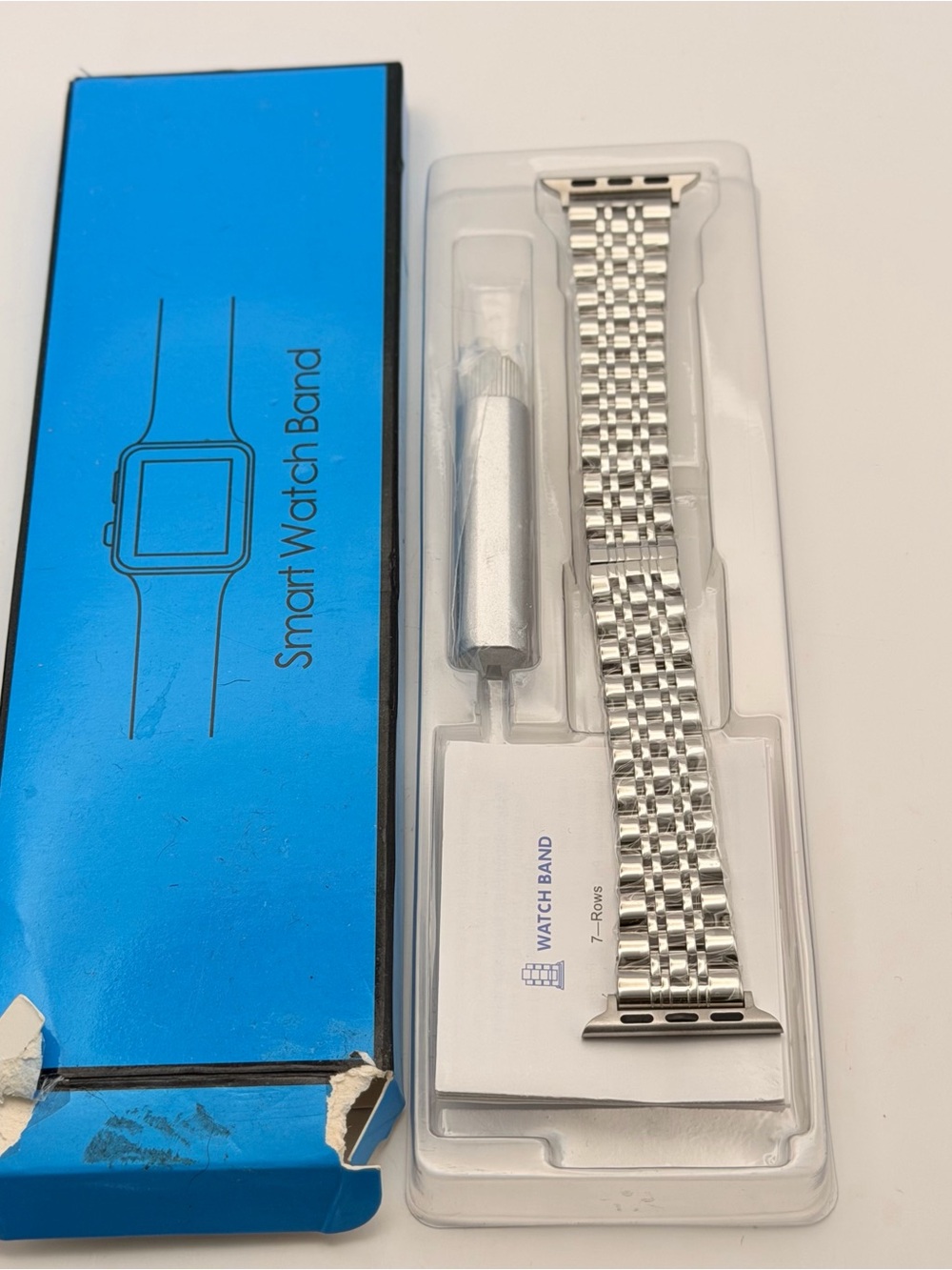 Apple Watch Stainless Steel Band, Silver, New, 38/40/41mm